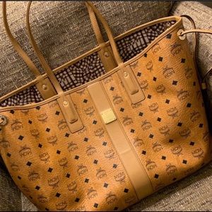 Brown mcm bag